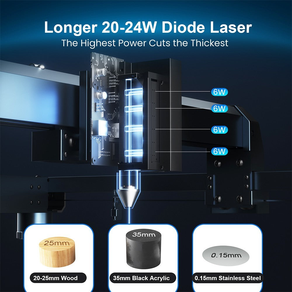 LONGER Laser B1 20 W stroj za lasersko graviranje ili rezanje