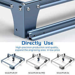 SCULPFUN Engraving Area Expansion Kit For S6/S6pro/S9 Engraving Machine